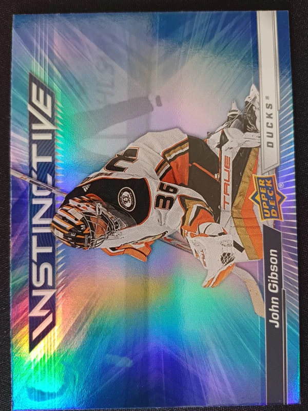 2023/2024 Upper Deck Series 2 Instinctive IN-20 John Gibson Inzert