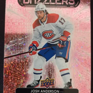 2022/2023 Upper Deck Series 1 Dazzlers Pink DZ-4 Josh Anderson Inzert | Paralel