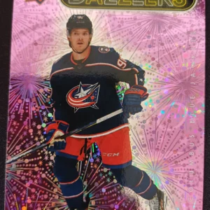 2021/2022 Upper Deck Series 2 Dazzlers Pink DZ-64 Jack Roslovic Inzert | Paralel