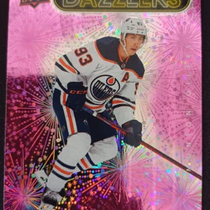 2021/2022 Upper Deck Series 2 Dazzlers Pink DZ-71 Ryan Nugent-Hopkins Inzert | Paralel