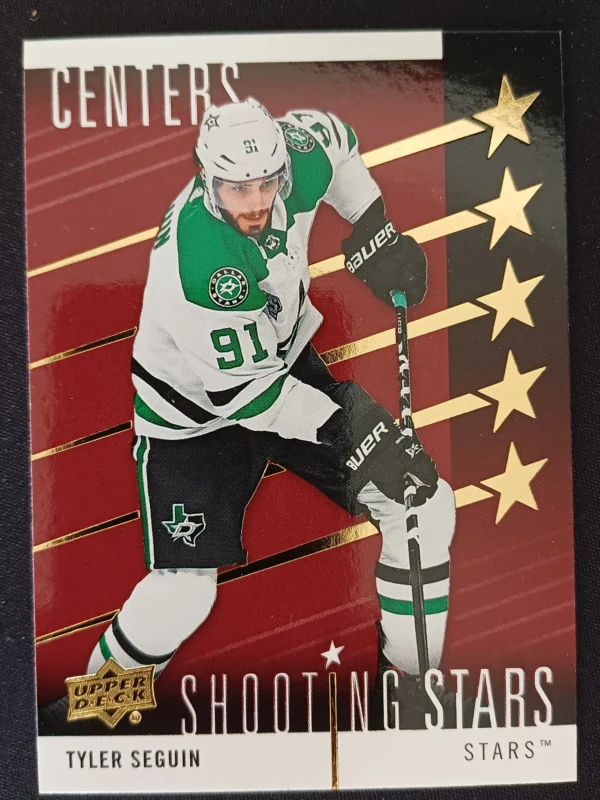 2019/2020 Upper Deck Series 1 Shooting Stars Centers Red SSC-8 Tyler Seguin Inzert | Paralel