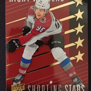 2019/2020 Upper Deck Series 1 Shooting Stars Right Wingers Red SSR-6 Mikko Rantanen Inzert | Paralel