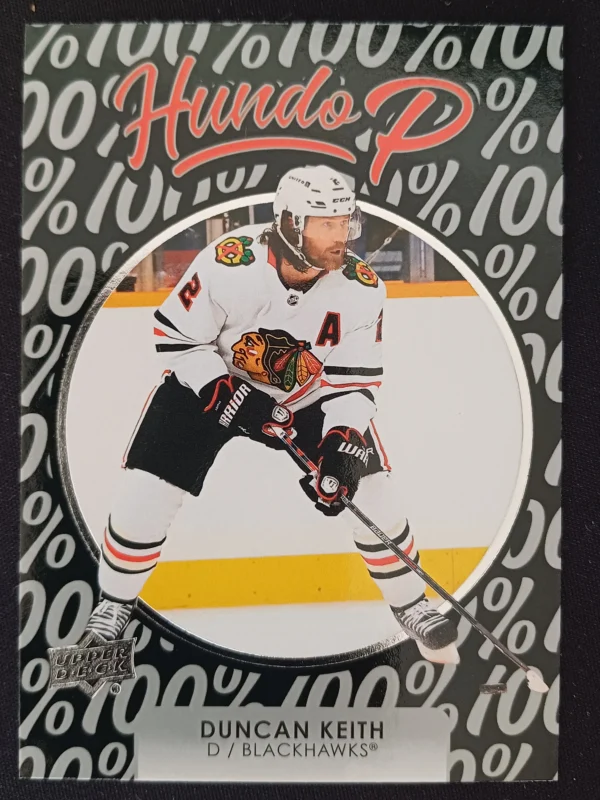 2021/2022 Upper Deck Series 1 HundoP HP-13 Duncan Keith Inzert