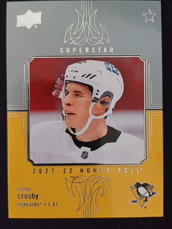2021/2022 Upper Deck Series 1 Honor Roll HR-15 Sidney Crosby Inzert