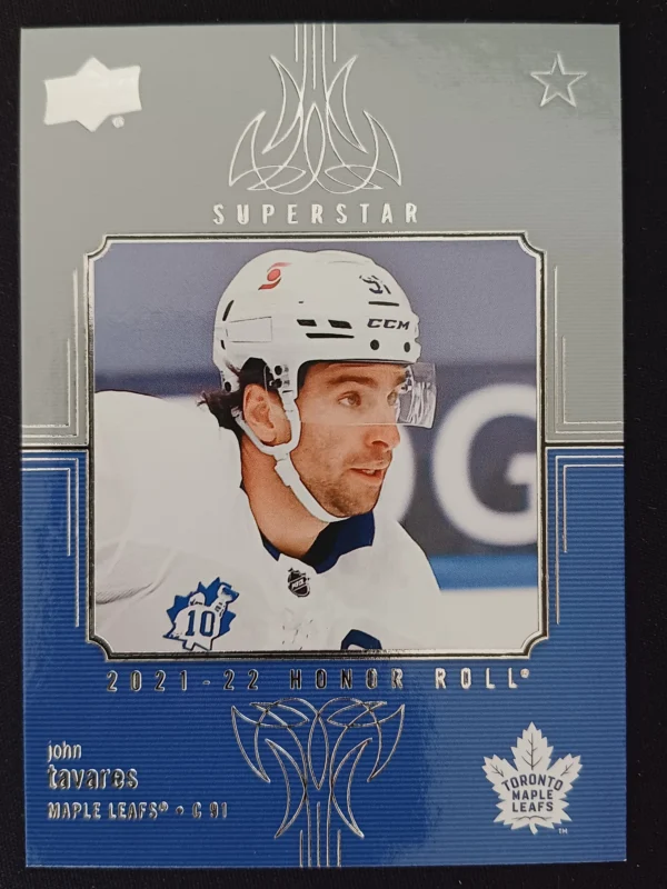 2021/2022 Upper Deck Series 1 Honor Roll HR-34 John Tavares Inzert