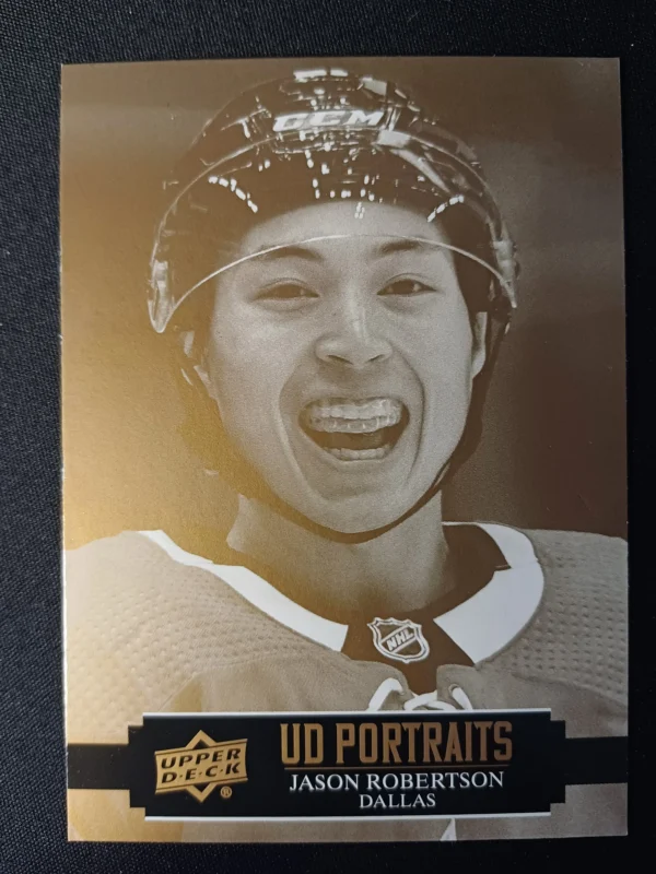 2021/2022 Upper Deck Series 1 Portraits P-7 Jason Robertson Inzert