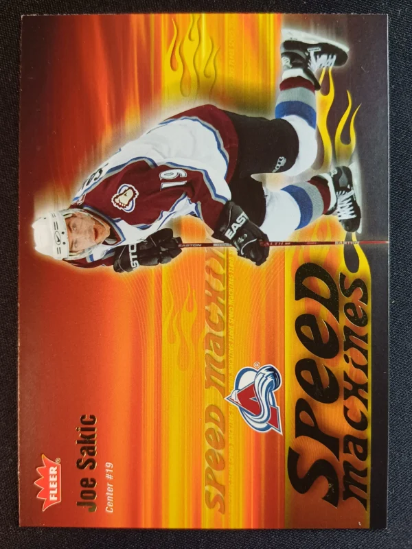 2006/2007 Fleer Fleer Speed MachineS SM8 Joe Sakic Inzert
