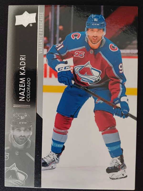 2021/2022 Upper Deck Series 1 Base French 48 Nazem Kadri Paralel