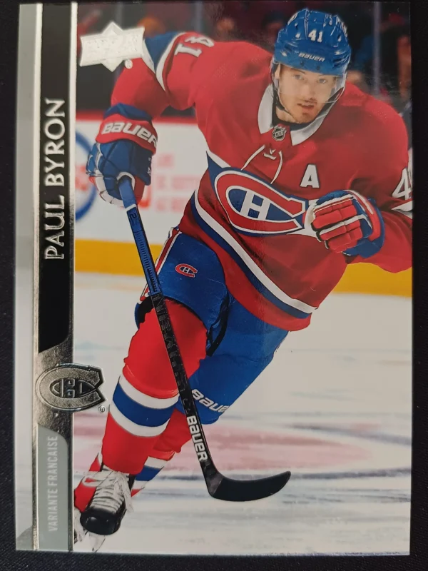 2020/2021 Upper Deck Series 2 Base French 348 Paul Byron Paralel