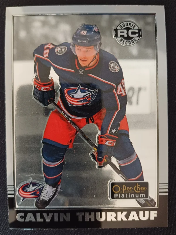 2020/2021 Upper Deck OPC Platinum Retro Marquee Rookie R-60 Calvin Thurkauf Paralel