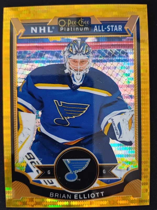 2015/2016 Upper Deck OPC Platinum Seismic Gold 24 Brian Elliott Paralel 47/50