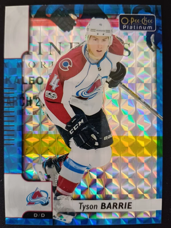 2017/2018 Upper Deck OPC Platinum Royal Blue Cubes 99 Tyson Barrie Paralel 51/99