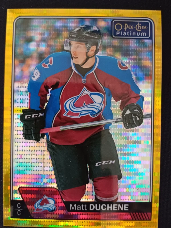 2016/2017 Upper Deck OPC Platinum Seismic Gold 107 Matt Duchene Paralel 14/50