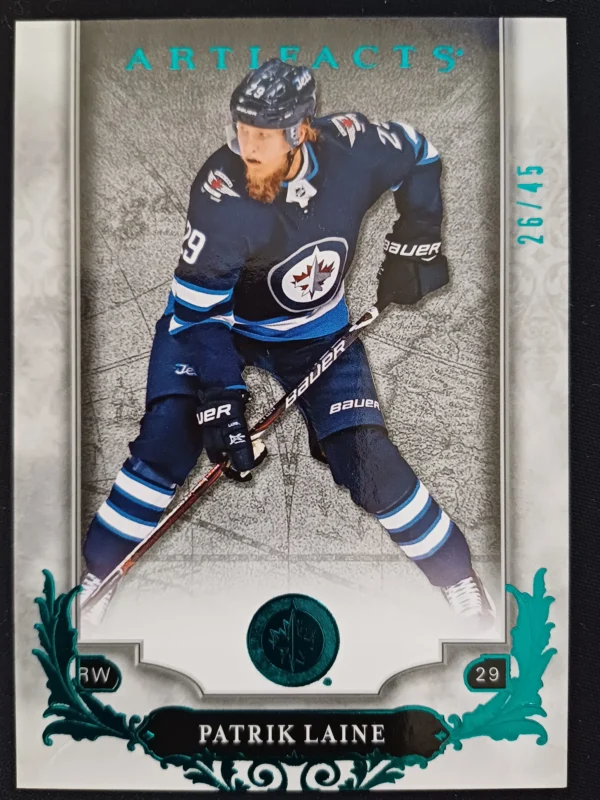 2018/2019 Upper Deck Artifacts Aqua 9 Patrik Laine Paralel 26/45