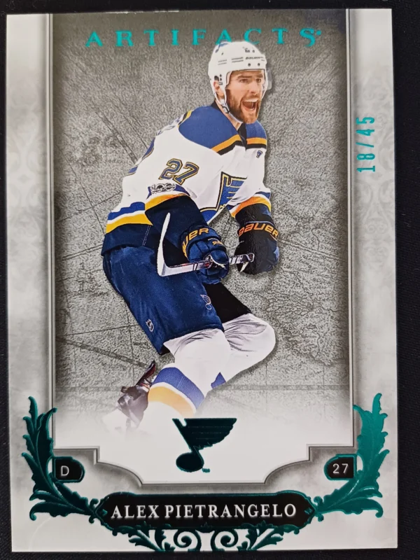 2018/2019 Upper Deck Artifacts Aqua 85 Alex Pietrangelo Paralel 18/45