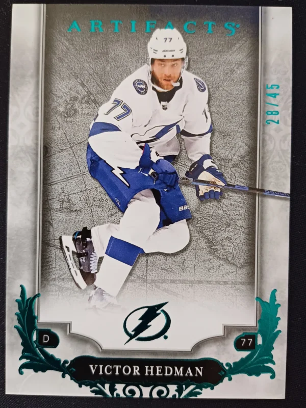 2018/2019 Upper Deck Artifacts Aqua 86 Victor Hedman Paralel 28/45