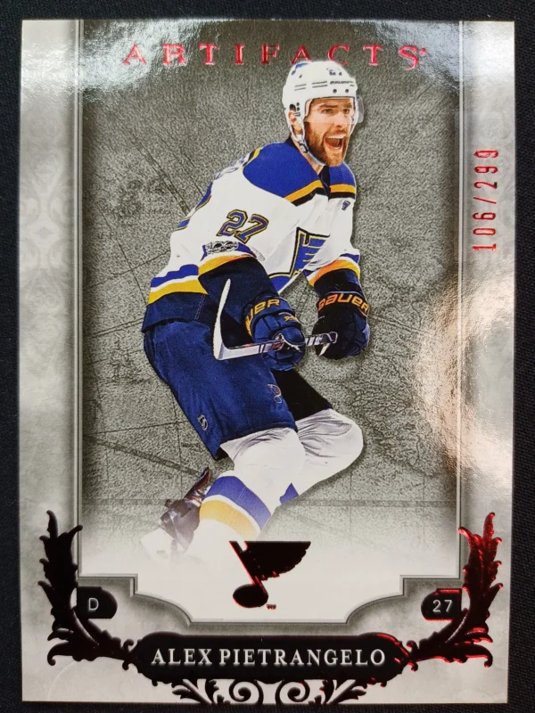 2018/2019 Upper Deck Artifacts Ruby 85 Alex Pietrangelo Paralel 106/299