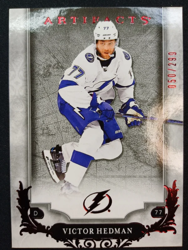 2018/2019 Upper Deck Artifacts Ruby 86 Victor Hedman Paralel 050/299