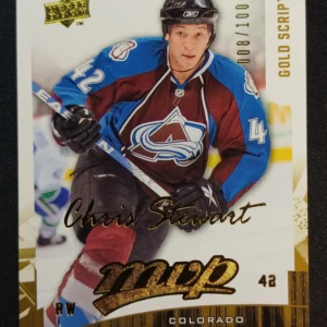 2009/2010 Upper Deck MVP Gold Script 224 Chris Stewart Paralel 008/100