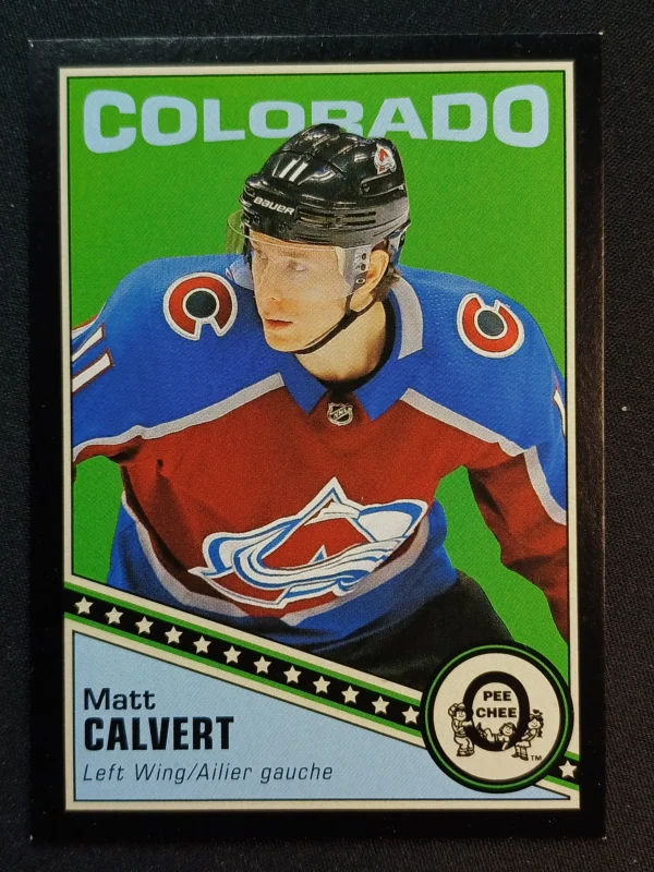 2019/2020 Upper Deck O-Pee-Chee Retro Black Border 131 Matt Calvert Paralel 095/100