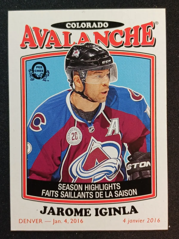 2016/2017 Upper Deck O-Pee-Chee Retro 609 Jarome Iginla Paralel