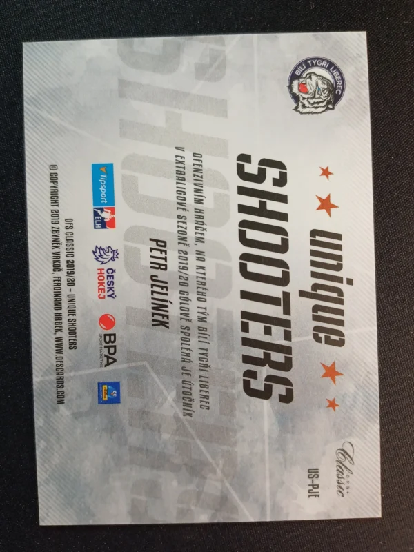 2019/2020 OFS OFS Classic Unique Shooters US-PJE Petr Jelínek Inzert - Image 2