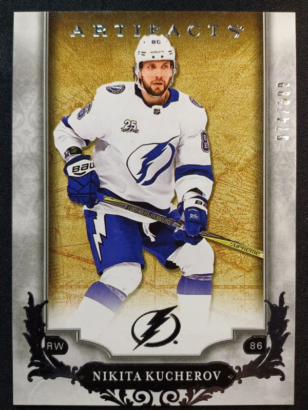 2018/2019 Upper Deck Artifacts Base 123 Nikita Kucherov 074/699