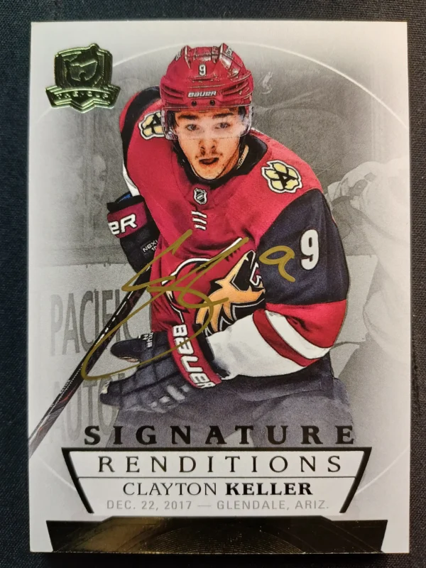 2017/2018 Upper Deck The Cup Signature Renditions SR-CK Clayton Keller AUTO