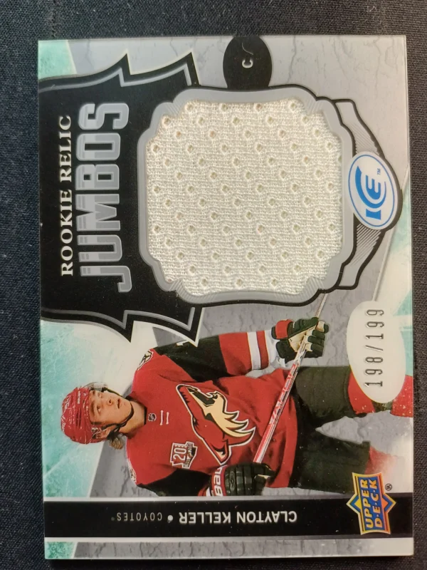 2017/2018 Upper Deck ICE Rookie Relic Jumbos RRJ-CK Clayton Keller Jersey 198/199