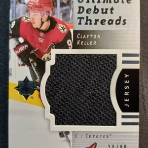 2017/2018 Upper Deck Ultimate Collection Ultimate Debut Threads RDT-CK Clayton Keller Jersey 20/99