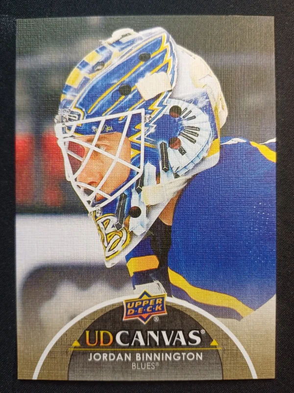 2021/2022 Upper Deck Series 2 Canvas C189 Jordan Binnington Inzert
