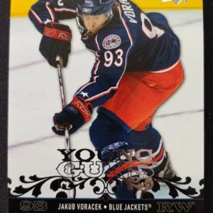 2008/2009 Upper Deck Series 1 Young Guns 205 Jakub Voracek Inzert
