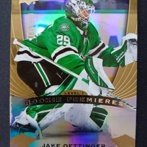 2020/2021 Upper Deck Trilogy Level 1 Rookie Premieres 66 Jake Oettinger 304/999