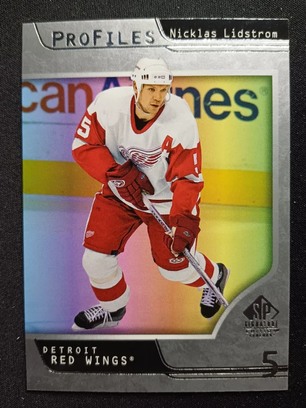2020/2021 Upper Deck SP Signature Editions Legends ProFiles P-38 Nicklas Lidstrom Inzert