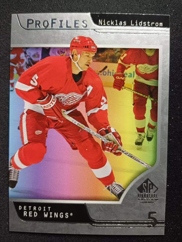 2020/2021 Upper Deck SP Signature Editions Legends ProFiles P-39 Nicklas Lidstrom Inzert