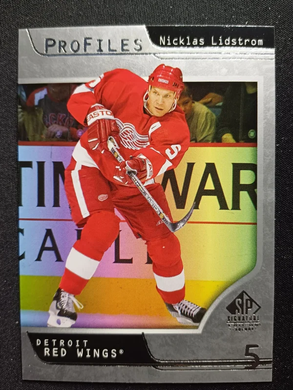 2020/2021 Upper Deck SP Signature Editions Legends ProFiles P-40 Nicklas Lidstrom Inzert