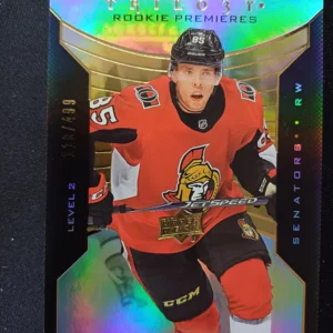 2019/2020 Upper Deck Trilogy Level 2 Rookie Premieres 96 Vitaly Abramov Inzert | Paralel 118/499