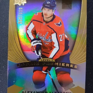 2020/2021 Upper Deck Trilogy Level 1 Rookie Premieres 62 Alexander Alexeyev Inzert 768/999