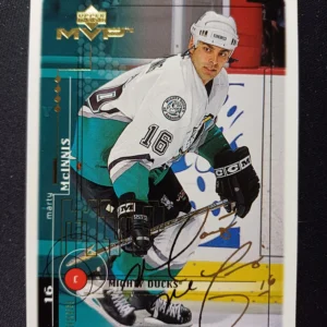1998/1999 Upper Deck MVP Gold Script 7 Marty McInnis Paralel 005/100