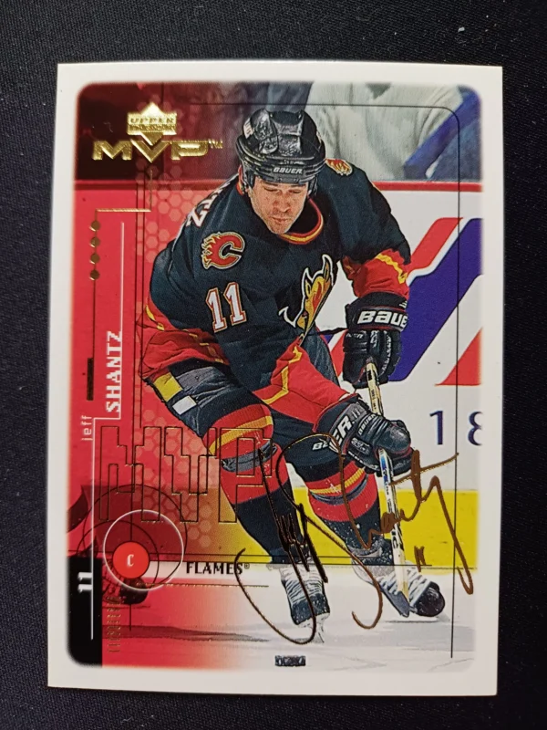 1998/1999 Upper Deck MVP Gold Script 33 Jeff Shantz Paralel 065/100