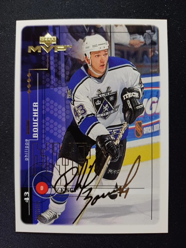 1998/1999 Upper Deck MVP Gold Script 99 Philippe Boucher Paralel 030/100