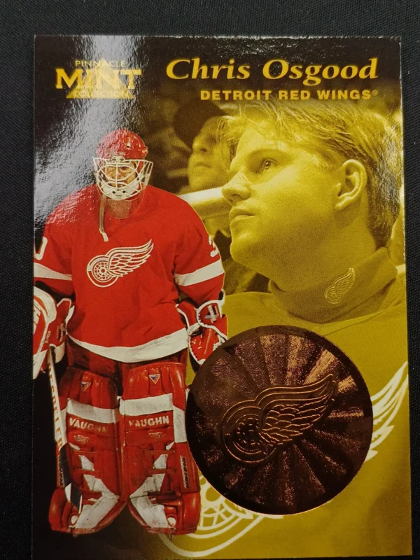1996/1997 Pinnacle Mint Collection Bronze 25 Chris Osgood Paralel