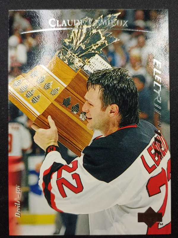 1995/1996 Upper Deck Series 1 Electric Ice 44 Claude Lemieux Paralel
