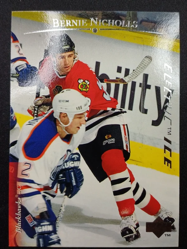 1995/1996 Upper Deck Series 1 Electric Ice 97 Bernie Nicholls Paralel