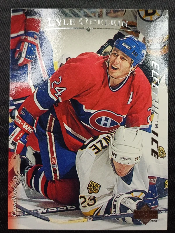 1995/1996 Upper Deck Series 1 Electric Ice 153 Lyle Odelein Paralel
