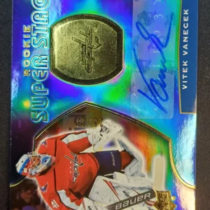 2020/2021 Upper Deck Trilogy Rookie Super Stage AUTO RSS5 Vitek Vanecek AUTO 28/65