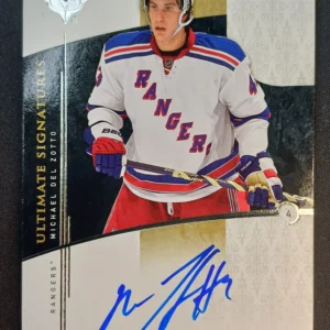 2009/2010 Upper Deck Ultimate Collection Ultimate Signatures AUTO US-DE Michael del Zotto AUTO