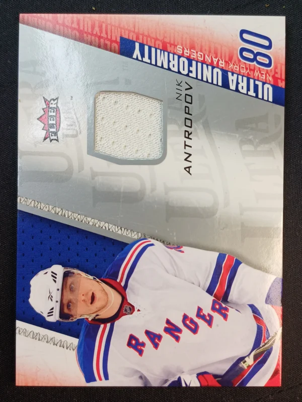 2009/2010 Fleer Ultra Ultra Uniformity Jersey UU-NA Nik Antropov Jersey