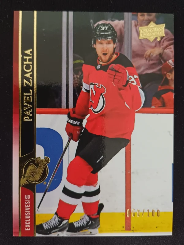 2020/2021 Upper Deck Series 1 Base Exclusives 113 Pavel Zacha Paralel 058/100