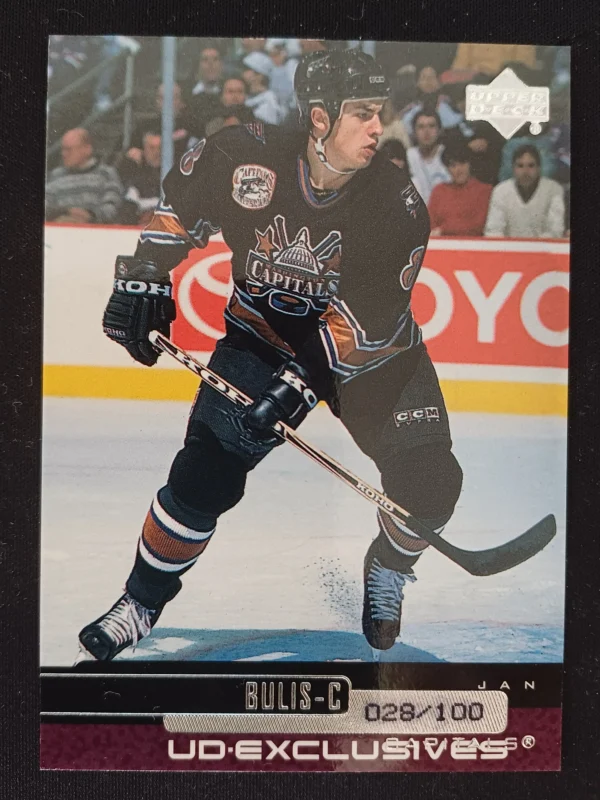 1999/2000 Upper Deck Series 1 Base Exclusives 133 Jan Bulis Paralel 028/100